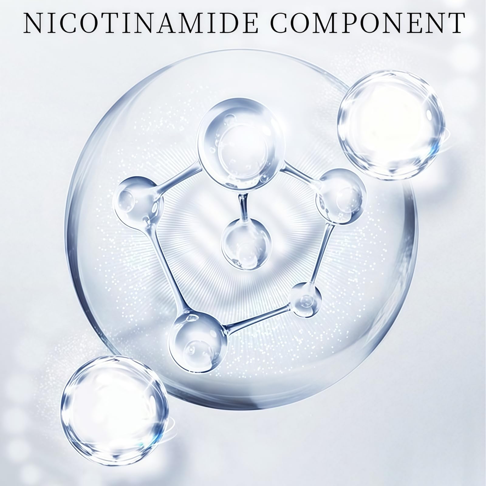 Close-up on YP vitamin C and licorice extract as active ingredients.