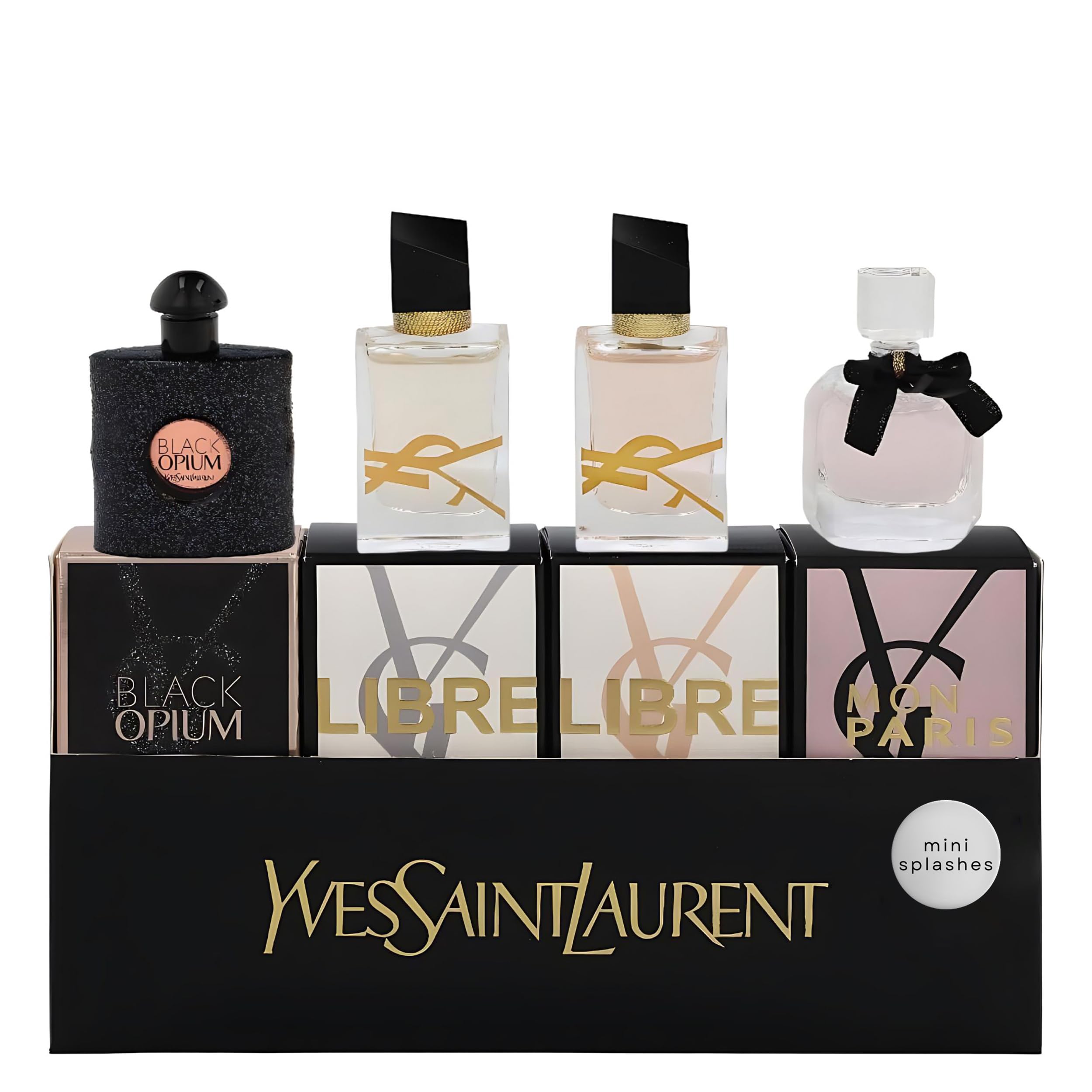 YSL Black Opium mini bottle for travel and on-the-go allure