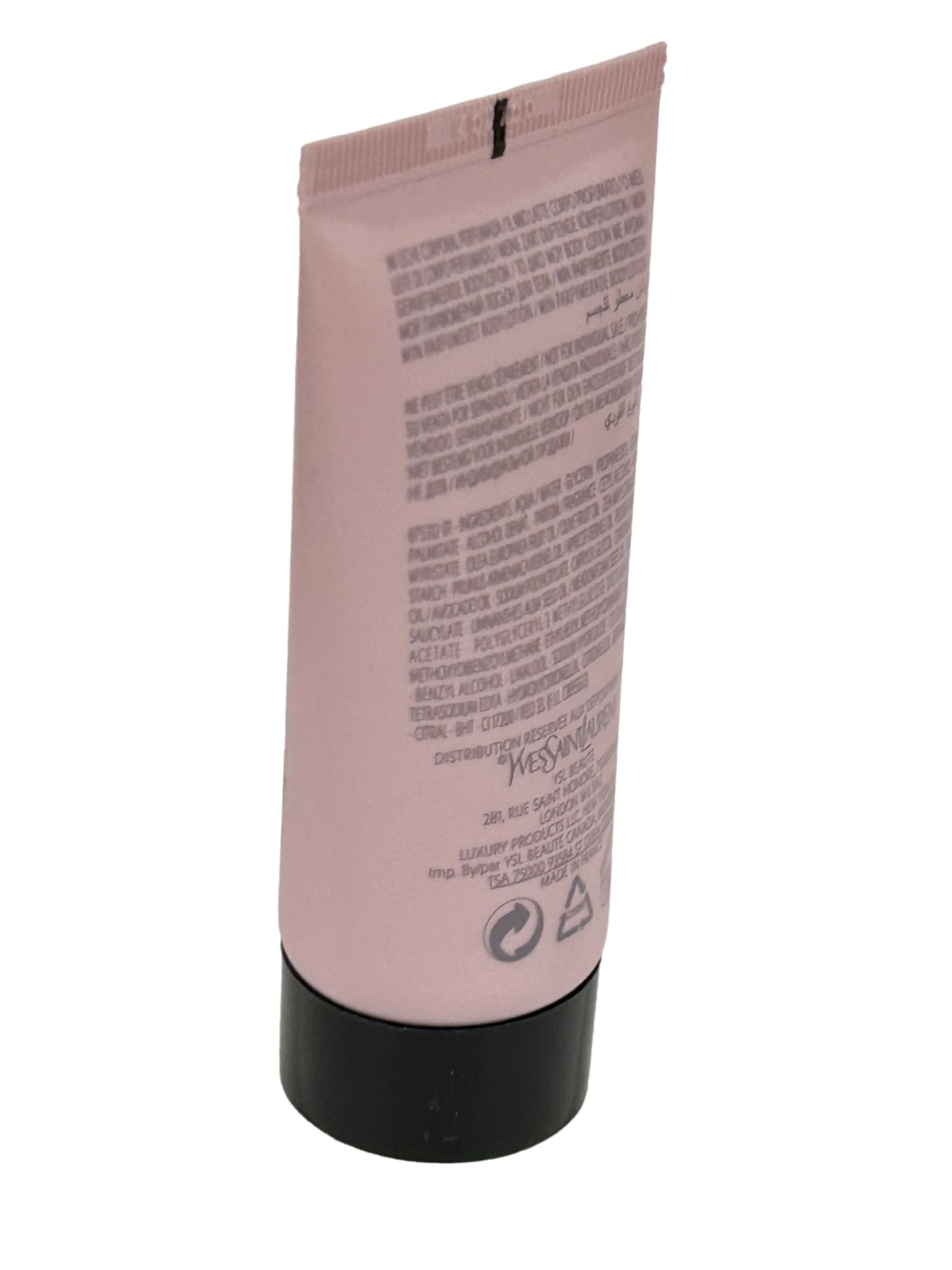 YSL MON PARIS lotion application for smooth hydration with a subtle scent.