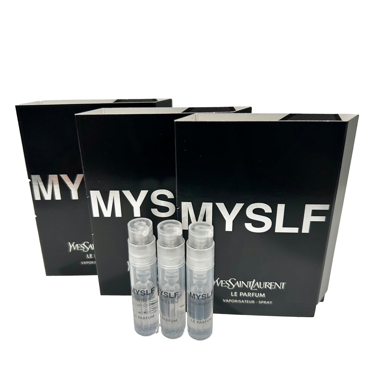 YSL Myslf Le Parfum sample spray set of 3 for on-the-go exploration