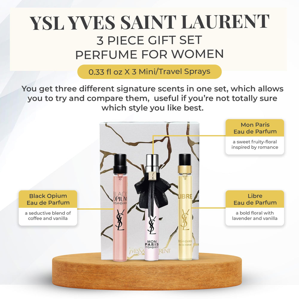 YSL Black Opium bottle highlights bold coffee-vanilla warmth for evening wear