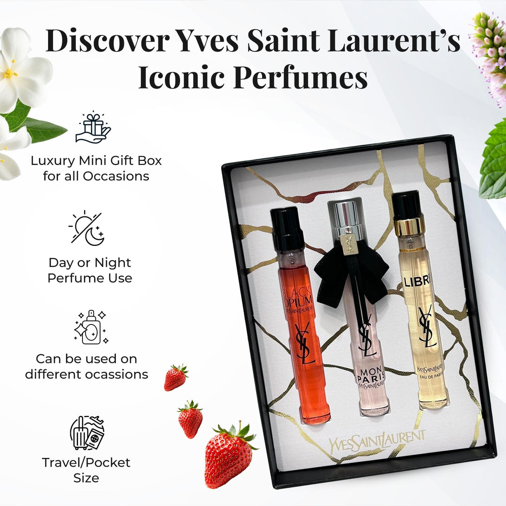 Gift-ready packaging from the YSL trio, perfect for gifting