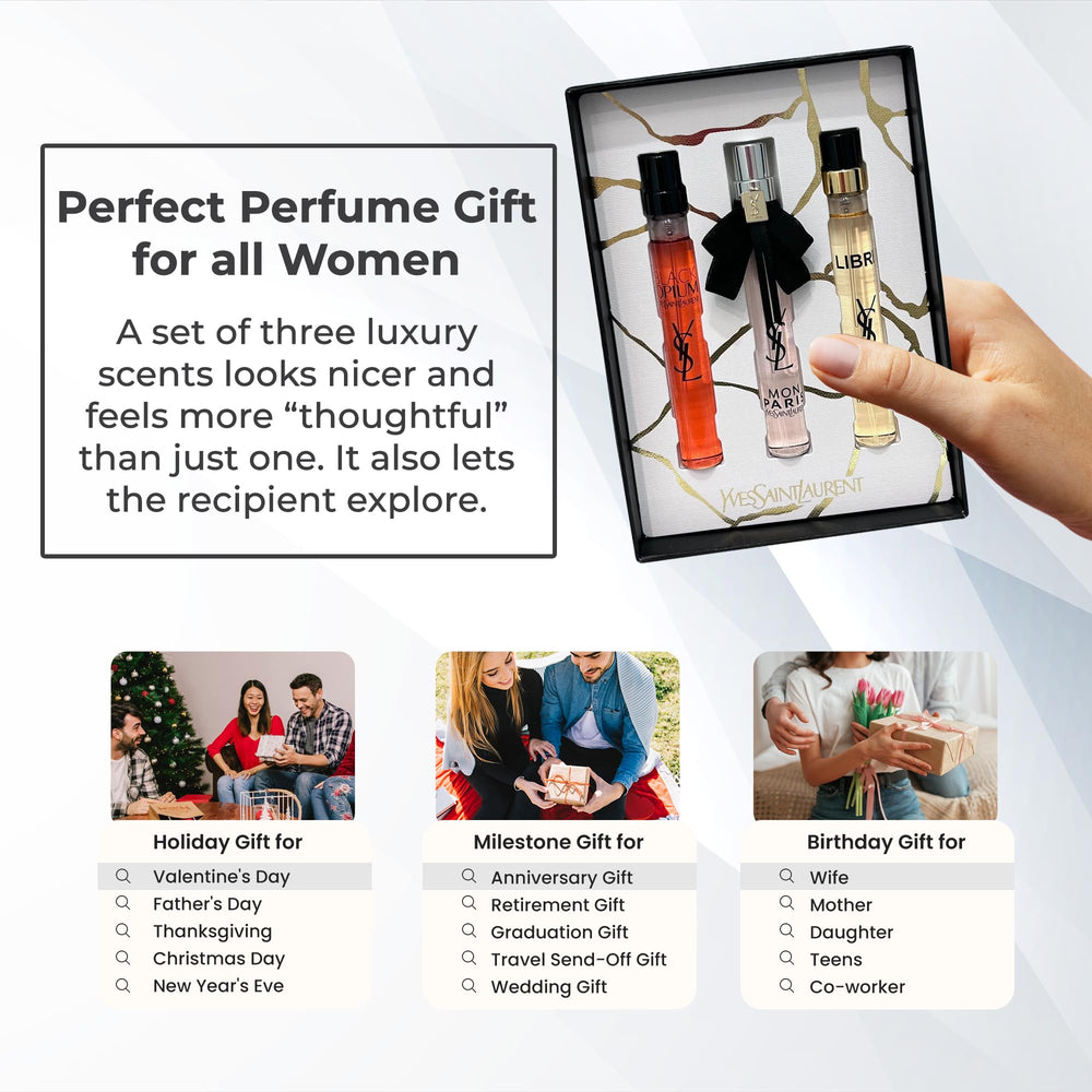 Lifestyle shot shows versatile day-to-night scent options with the set