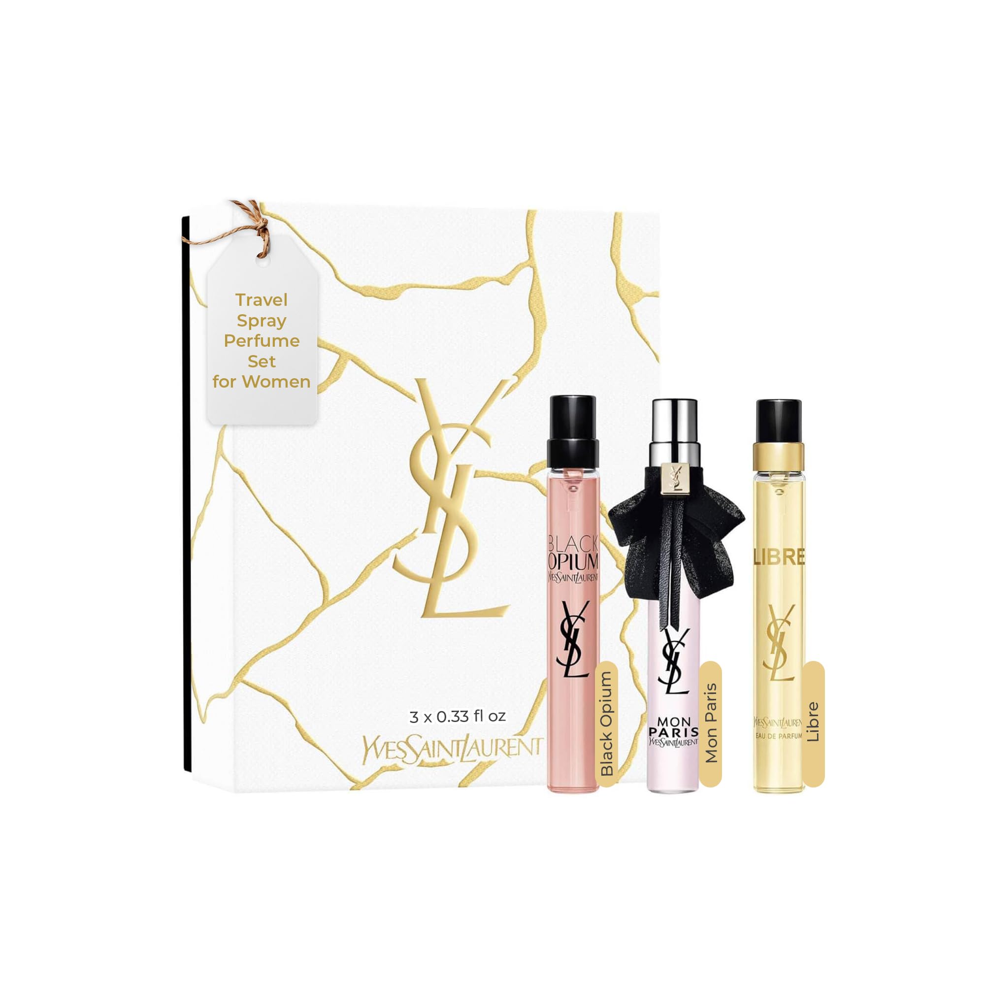 YSL Libre bottle in the trio, ideal for everyday elegance