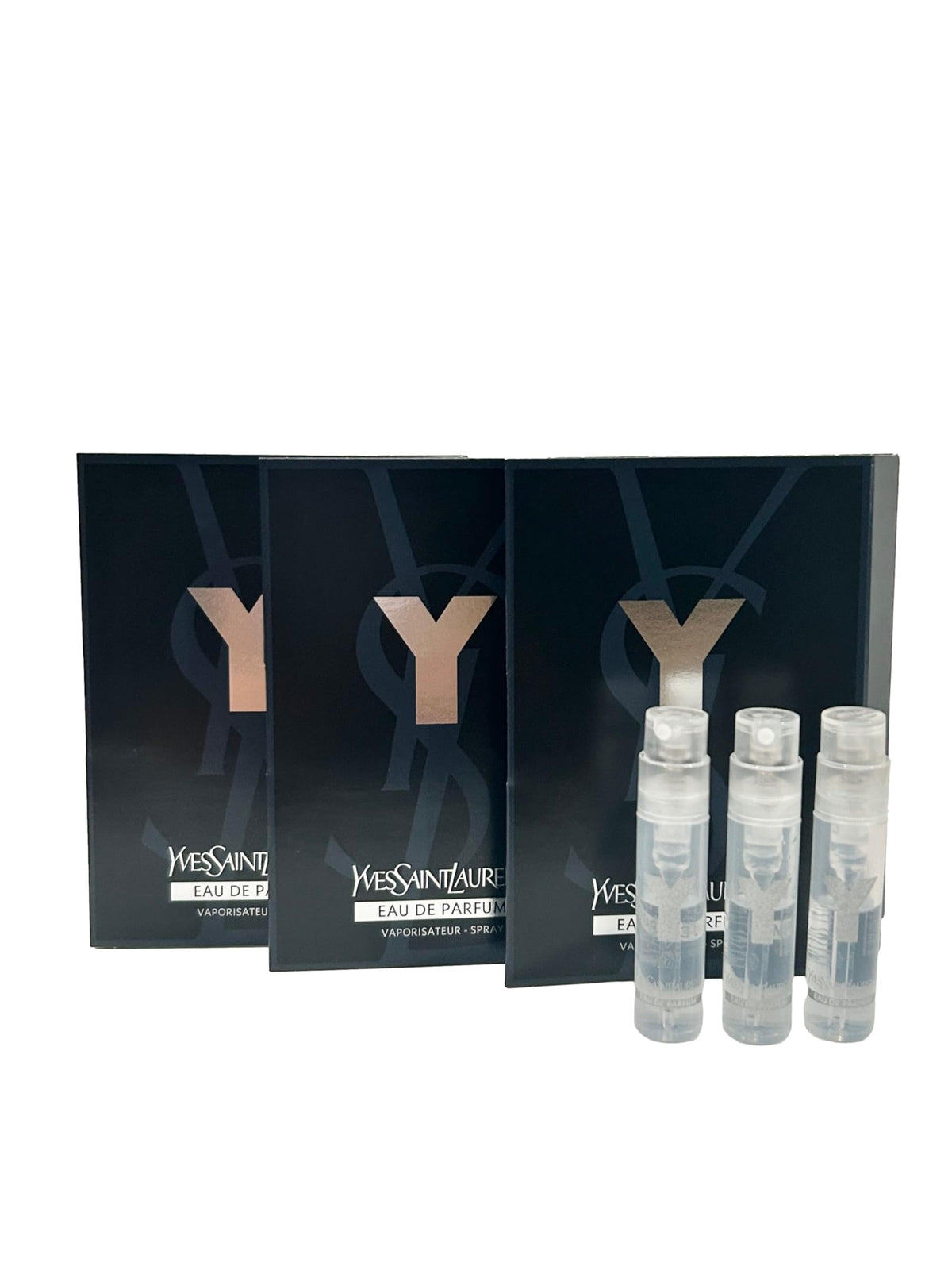 Yves Saint Laurent Y Men EDP sample vial—compact travel size for on-the-go scent trials.