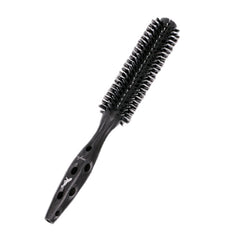 YS PARK YS490 black carbon tiger brush front view for effortless detangling