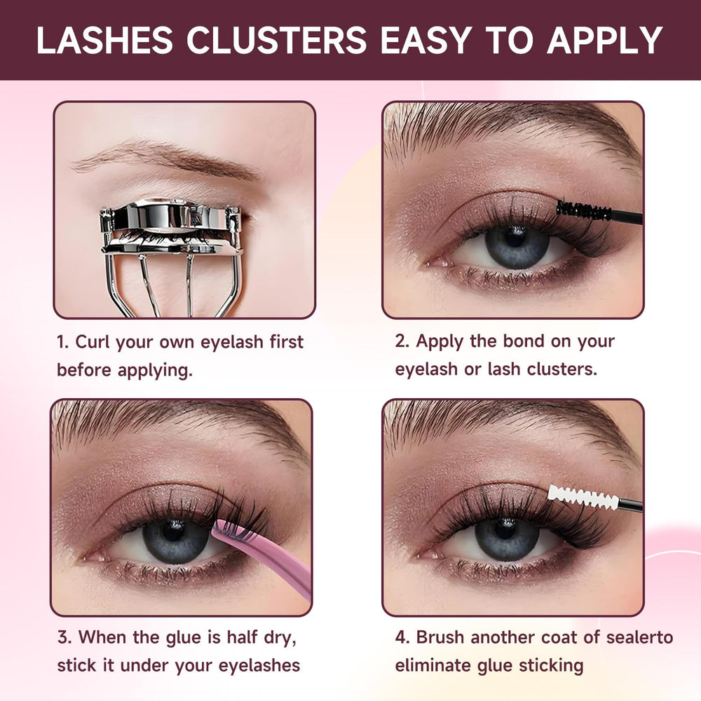 YSQDAQ soft thin-band clusters reduce lid irritation.