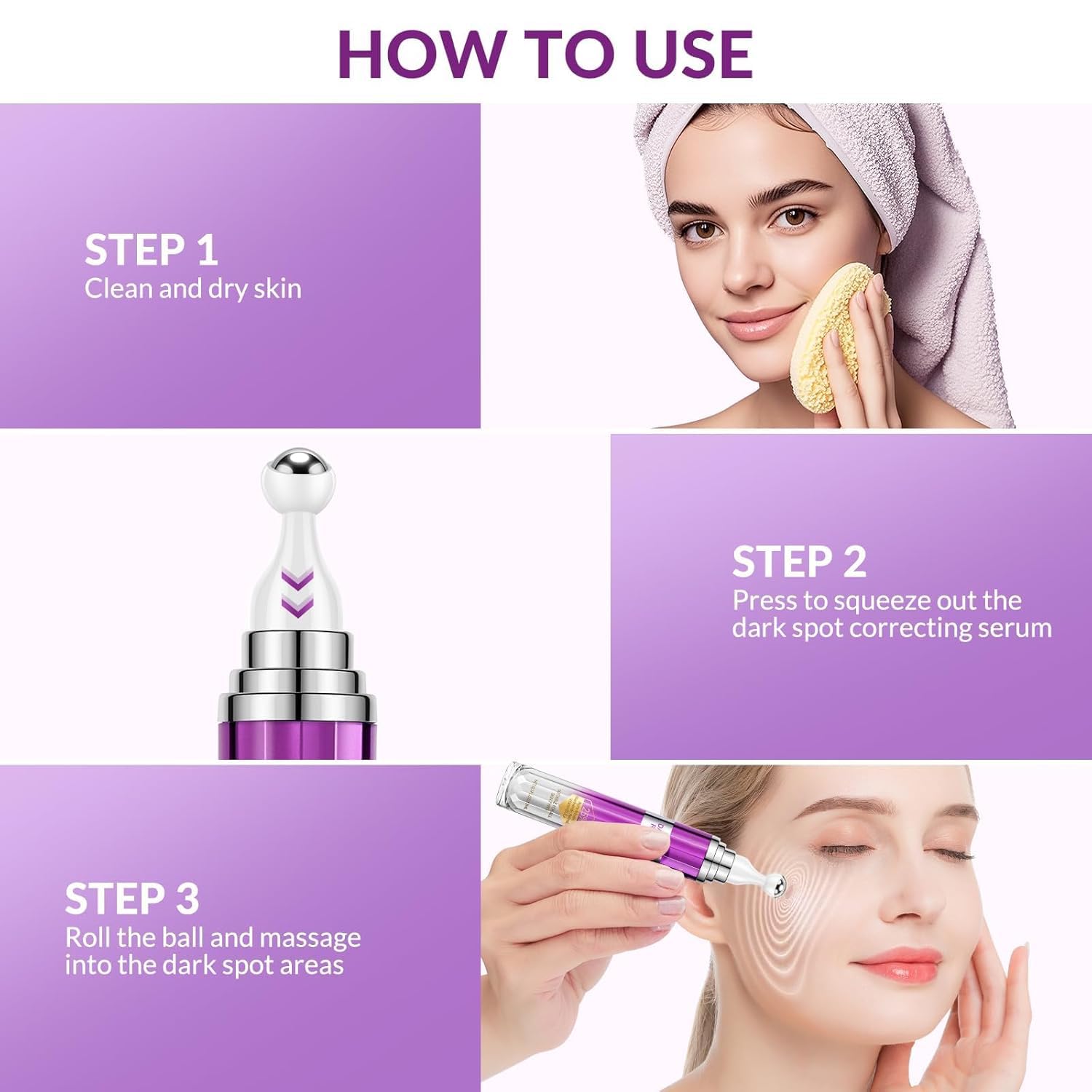 YTDB Dark Spot Remover packaging and bottle for easy storage.