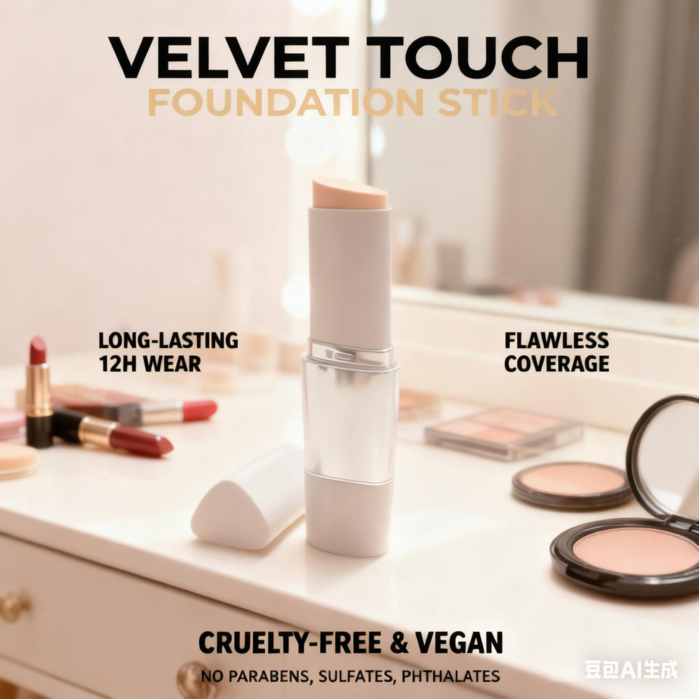 Built-in brush in YTDJ foundation for quick, mess-free application
