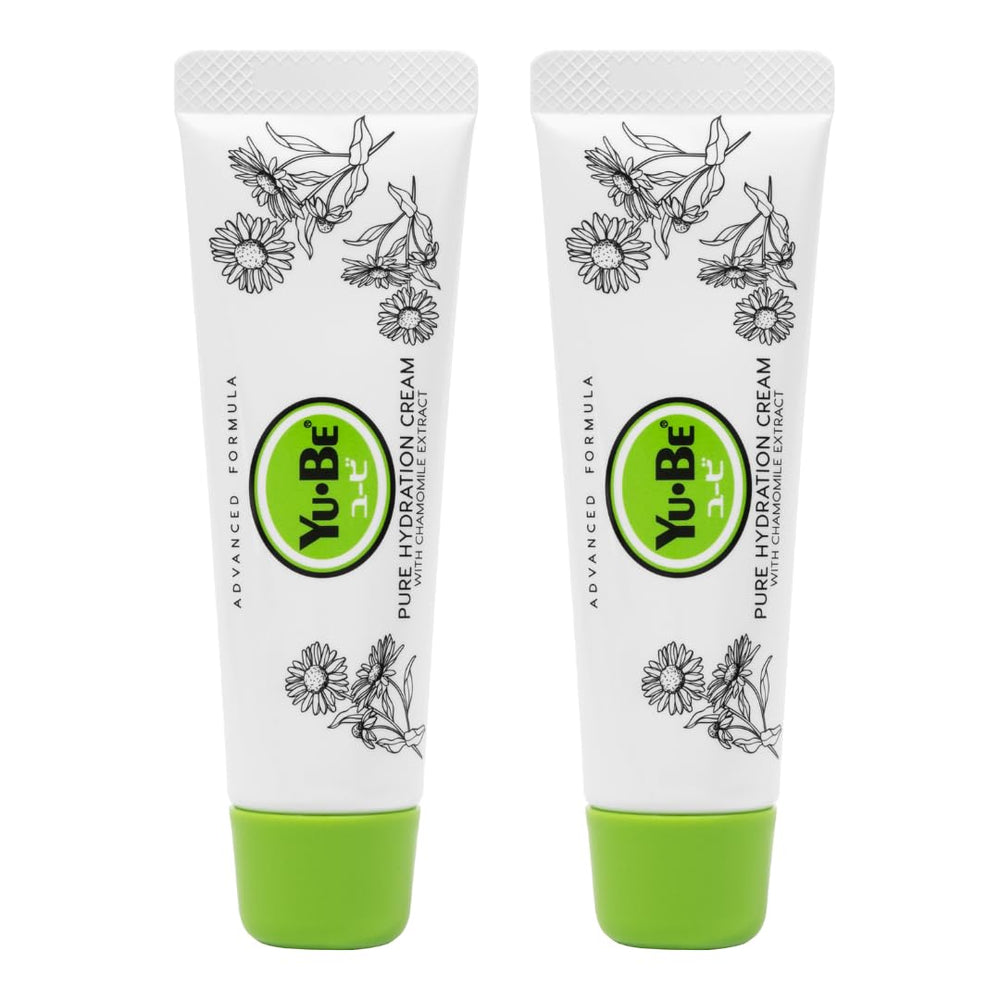 Yu-Be Advanced Formula Pure Hydration Cream close-up showing creamy texture for hydration