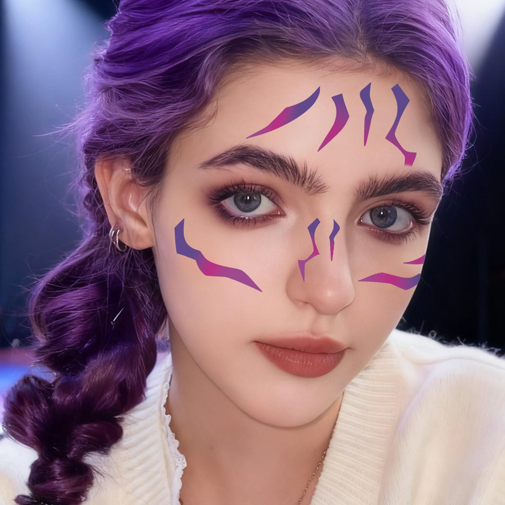 YU KUI LX Rumi tattoos laser rune patterns for bold cosplay details