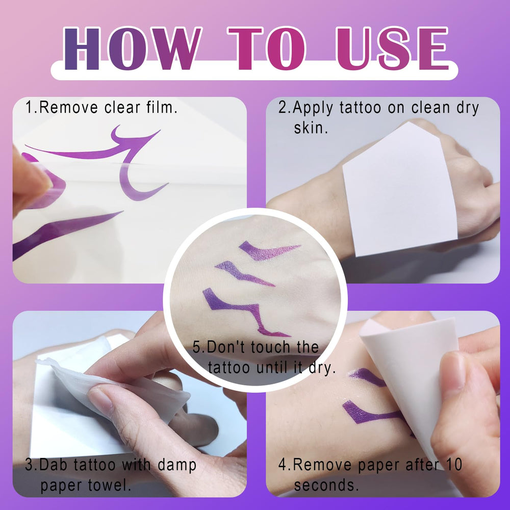 YU KUI LX Rumi tattoos skin-safe materials for comfort