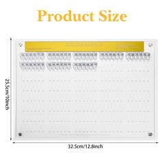 Yuanan 240-colors nail art display board showcasing the full palette for quick comparisons