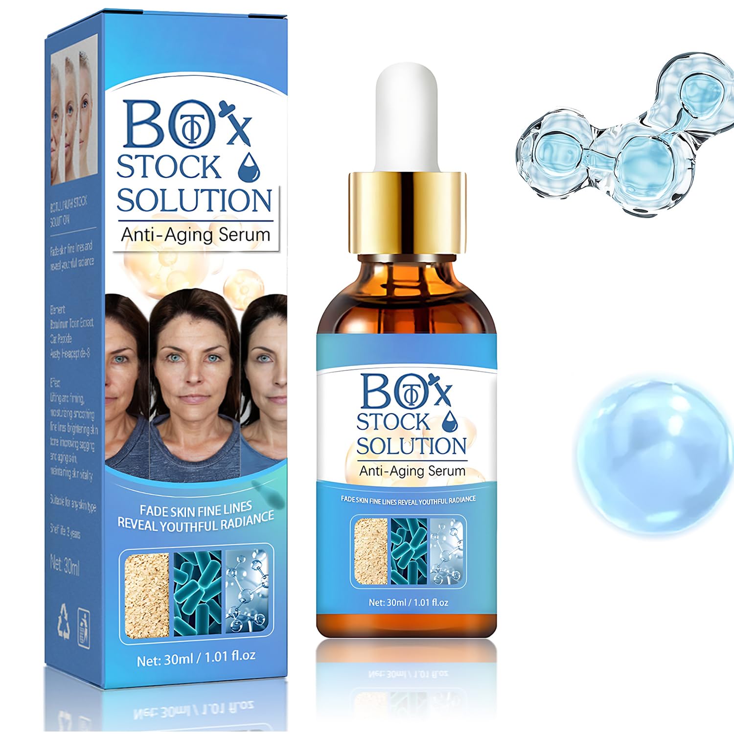 Yuanyuuo 2Box in daily routine shows serum ready for skin glow.