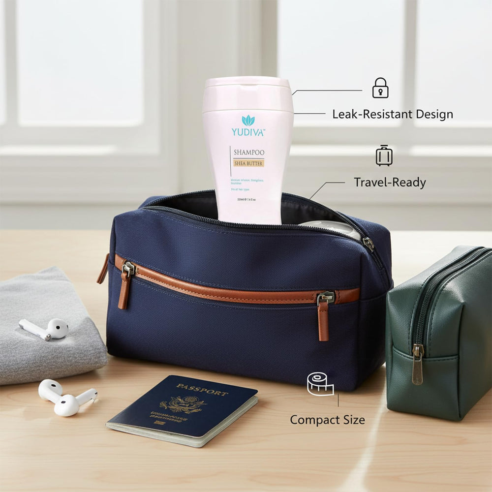 Compact travel-ready packaging from YUDIVA for on-the-go routines.