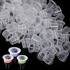 Yuelong 1000pcs tattoo caps 16mm with wide edge prevent spills.
