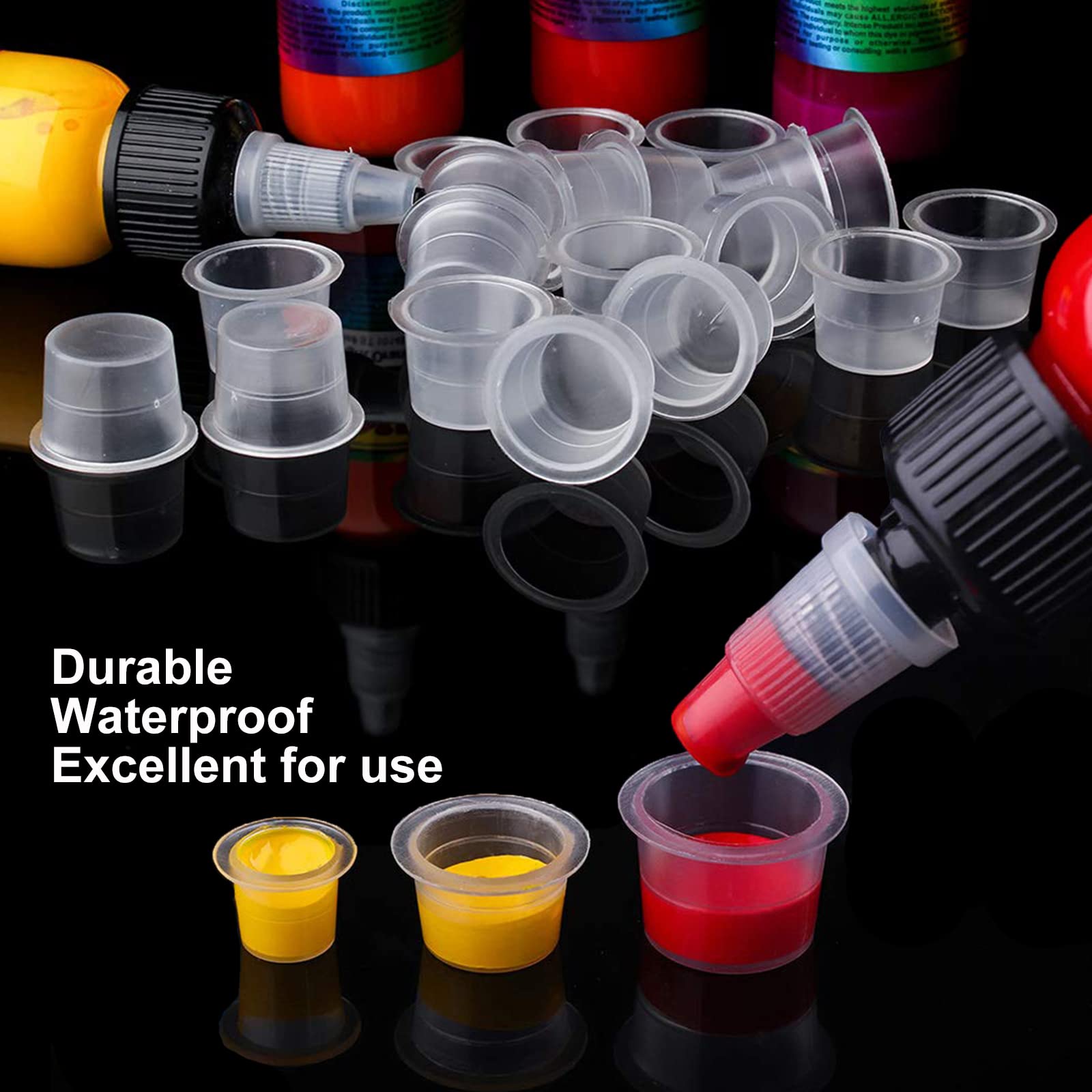 Yuelong safe plastic tattoo cups designed for daily use.