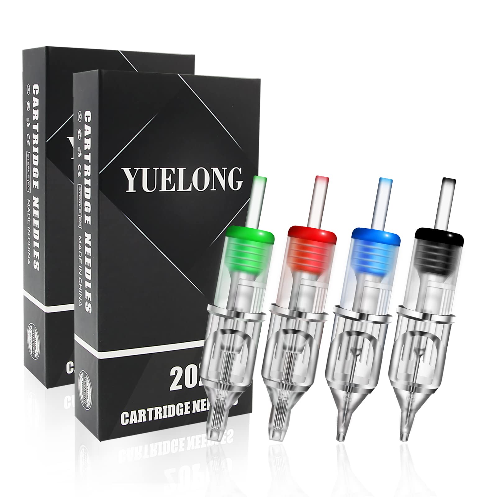 Yuelong tattoo cartridges close-up of the shell for enhanced safety and control.