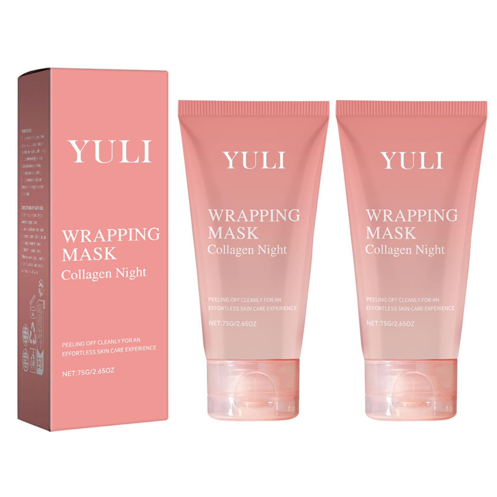 YULI Collagen Night Wrapping Mask applying evenly with brush for a pampering routine