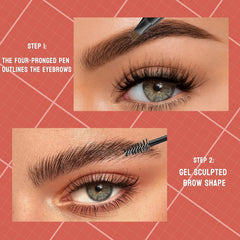 Yulinlon 9705 traits-sourcils-fins imitent les poils.