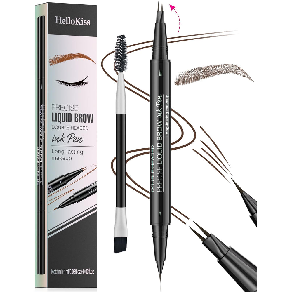 Yulinlon 9708 eyebrow pen precision tip close-up for natural strokes.