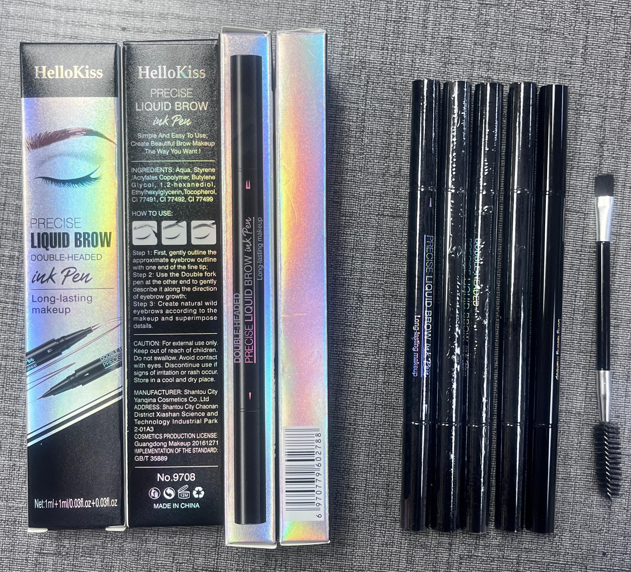 Yulinlon 9708 natural look brow application in real life.