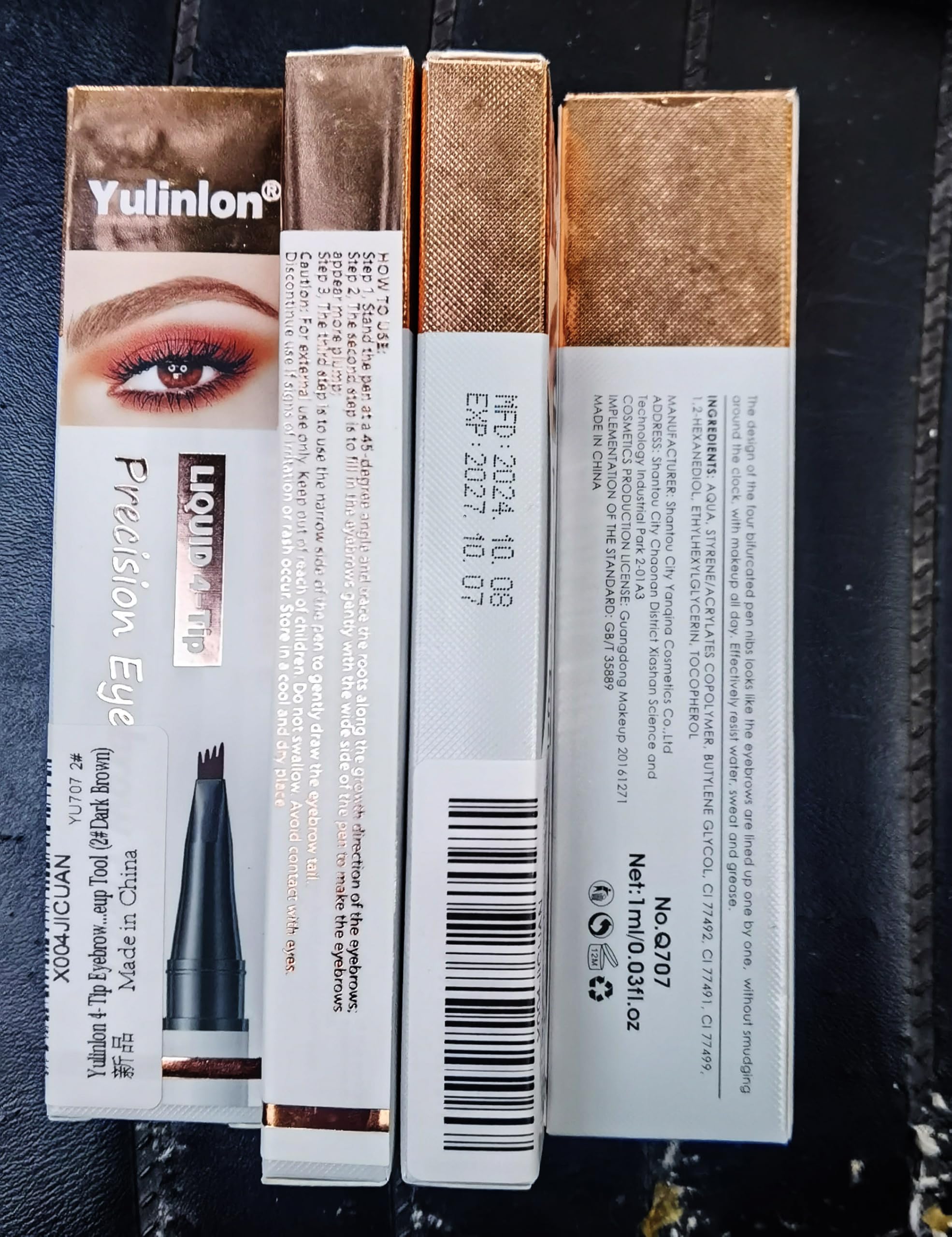 Yulinlon beginner-friendly brow pen for easy, light strokes.