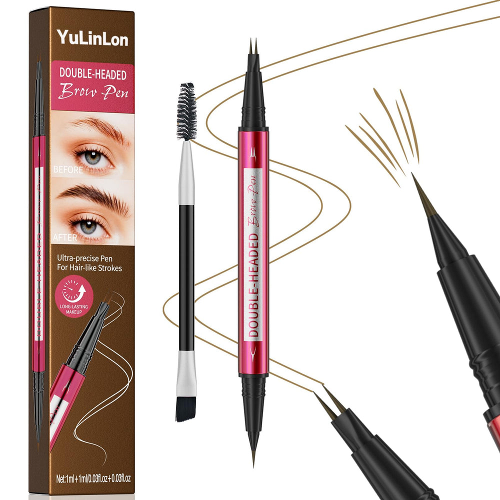 Yulinlon Brow Pen precision tip for natural hair-like strokes.