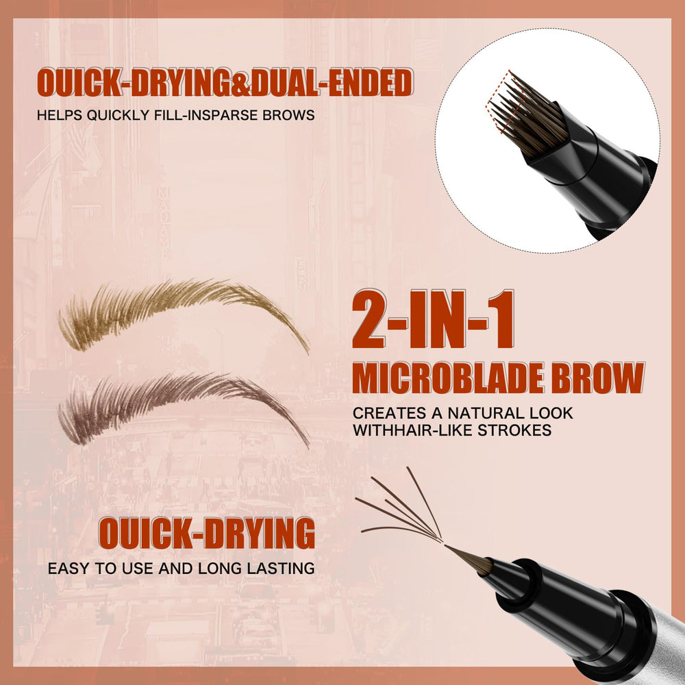 Yulinlon brow pen quick-drying formula for smudge-free wear