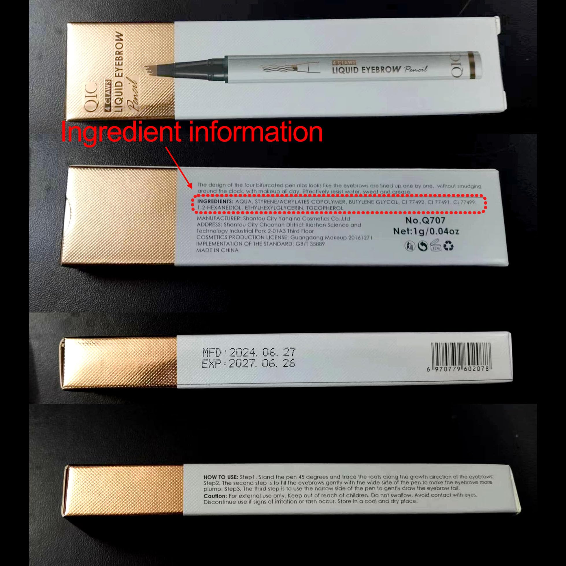 Yulinlon Q707 beginner-friendly design supports easy brow filling