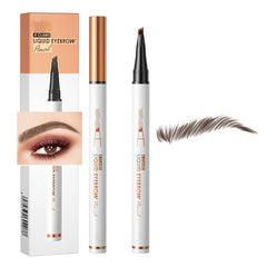 Yulinlon Q707 four-tipped brow pen provides precise, natural strokes for beginners.