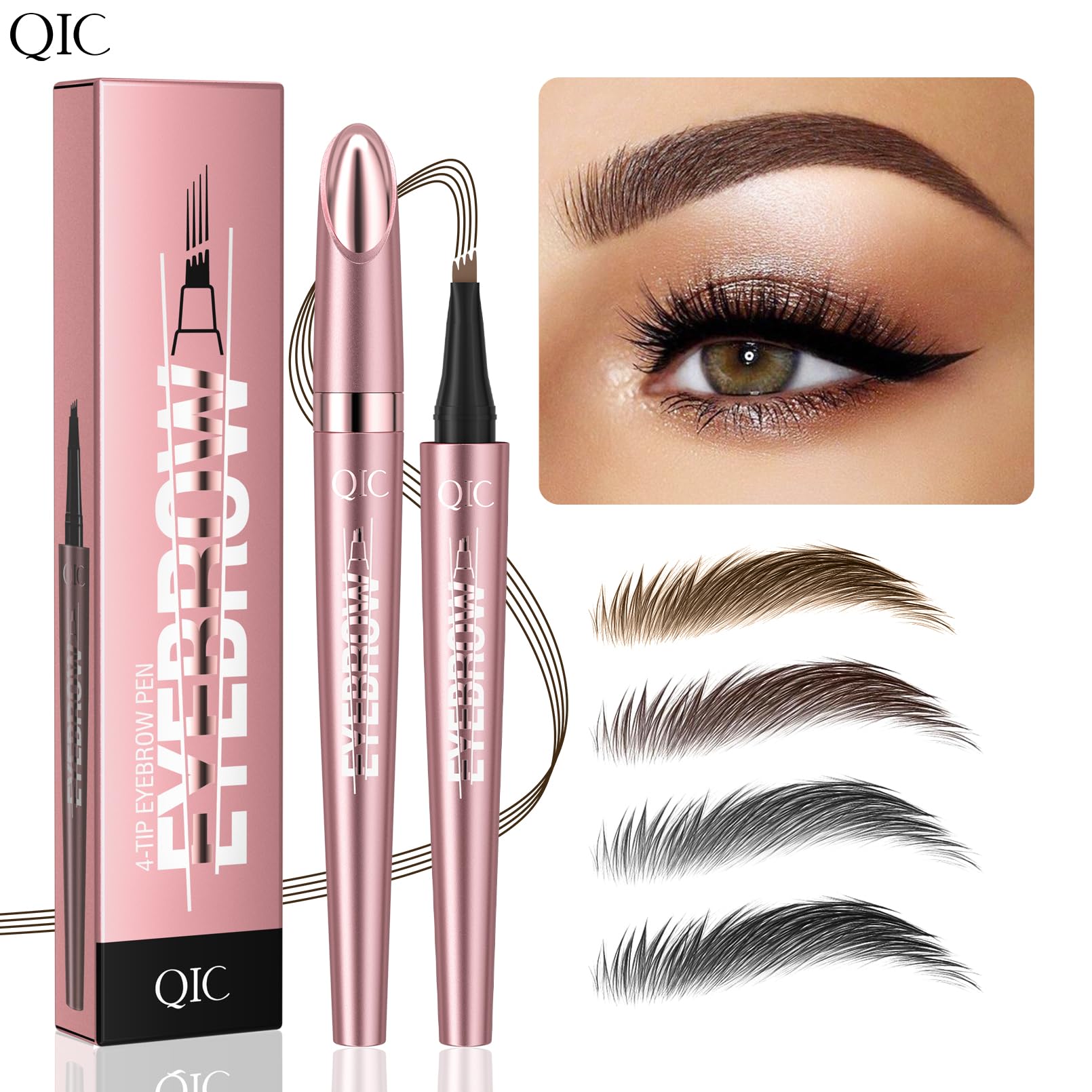Yulinlon Q708 long-lasting finish keeps brows defined through the day.