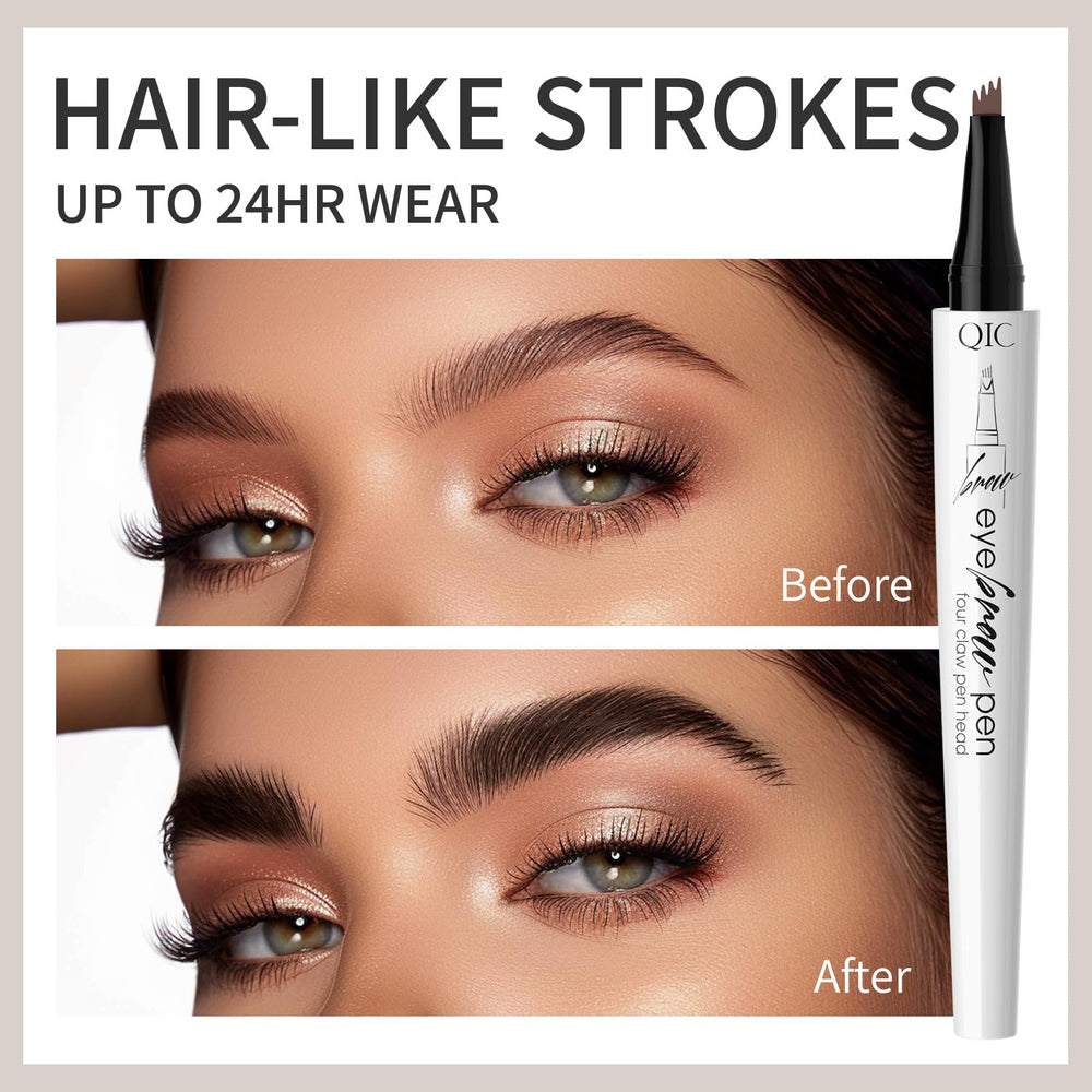 Yulinlon Q709 Brow Master natural tint detail on sparse brow areas.