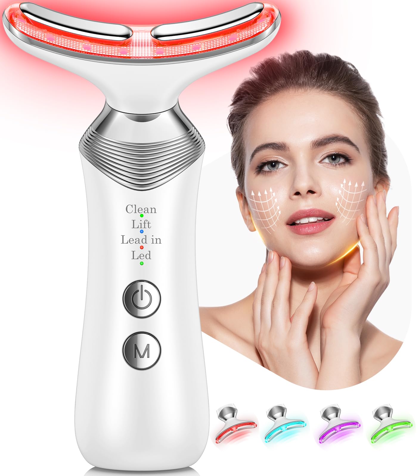 YUMAID face and neck massager with 4 modes for customizable pampering.