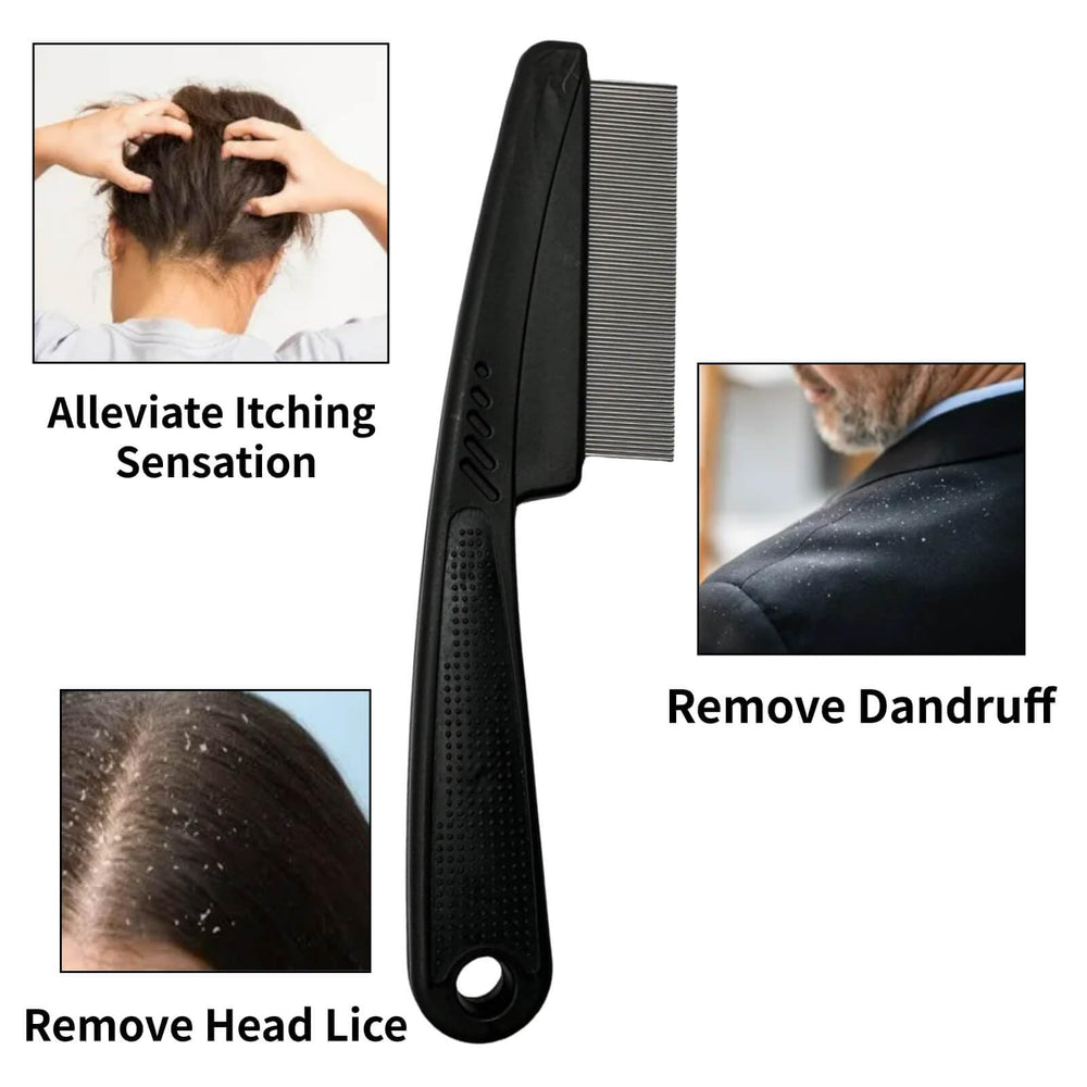 yumflan dandruff comb compact size for easy on-the-go styling