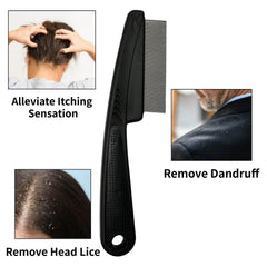 yumflan dandruff comb compact size for easy on-the-go styling