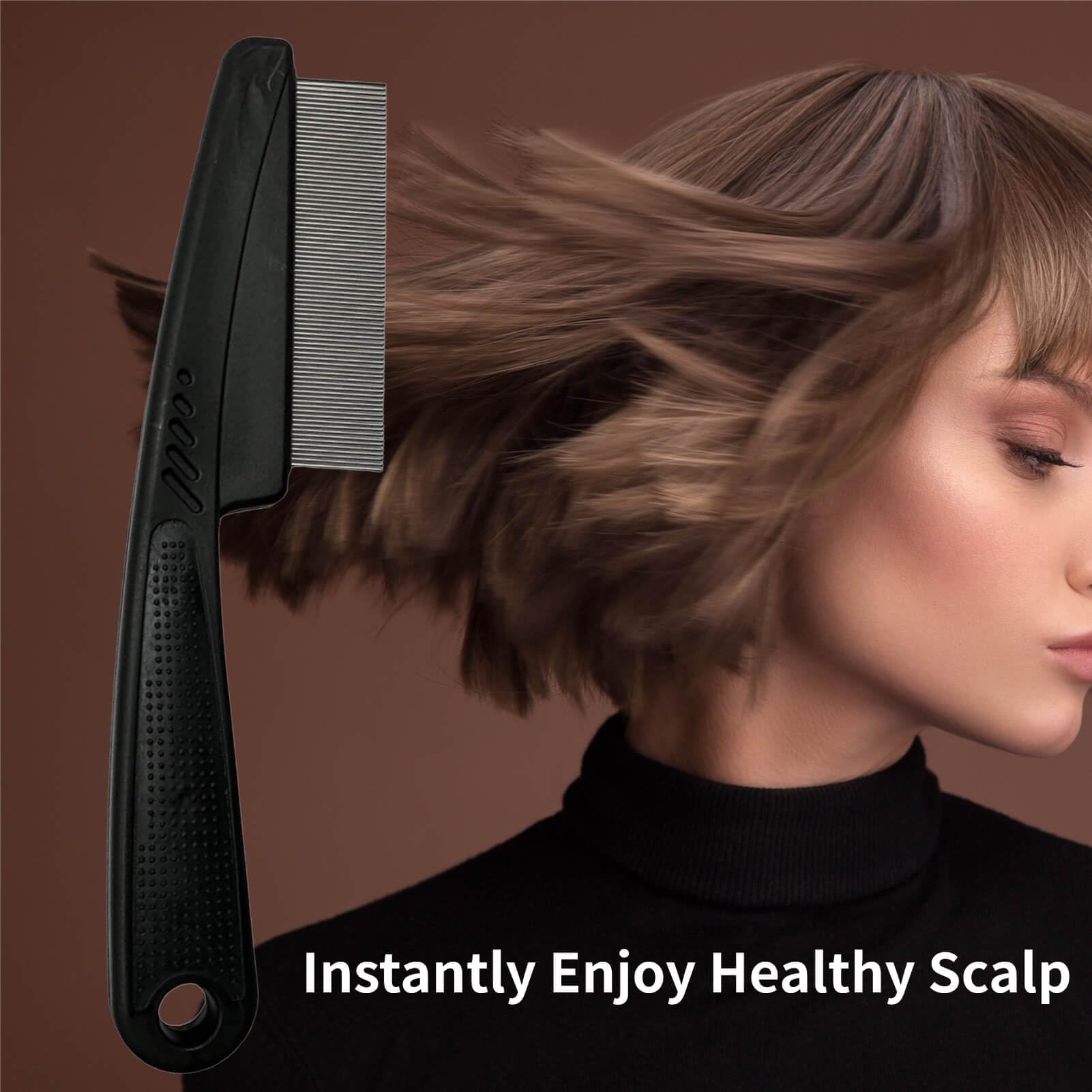 yumflan dandruff comb easy cleaning and maintenance after use