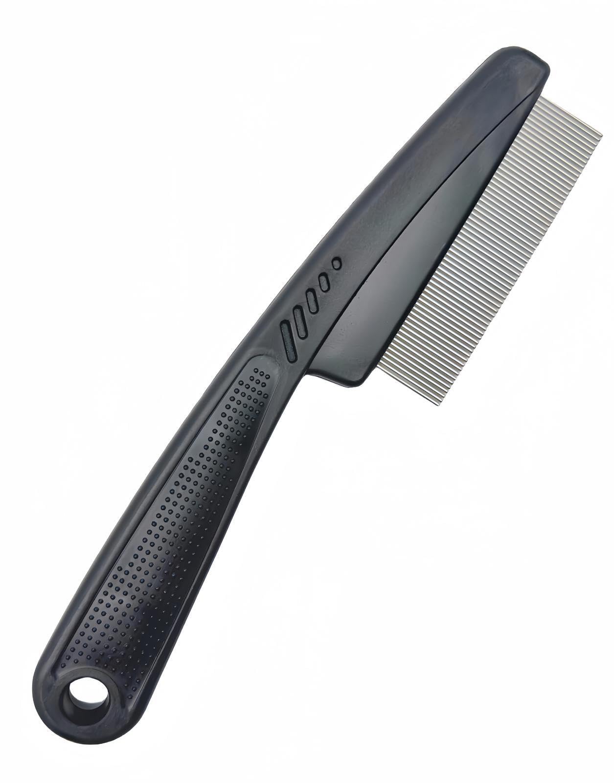 yumflan dandruff comb stainless steel teeth detail for durable scalp care
