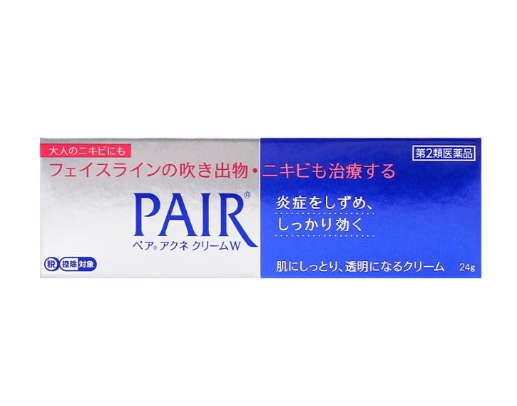 PAIR Acne Cream W on skin provides calm, even tone