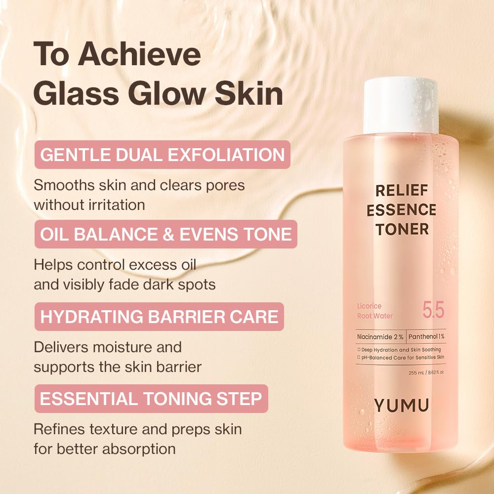 Close-up of ingredients showing PHA and LHA for gentle exfoliation.