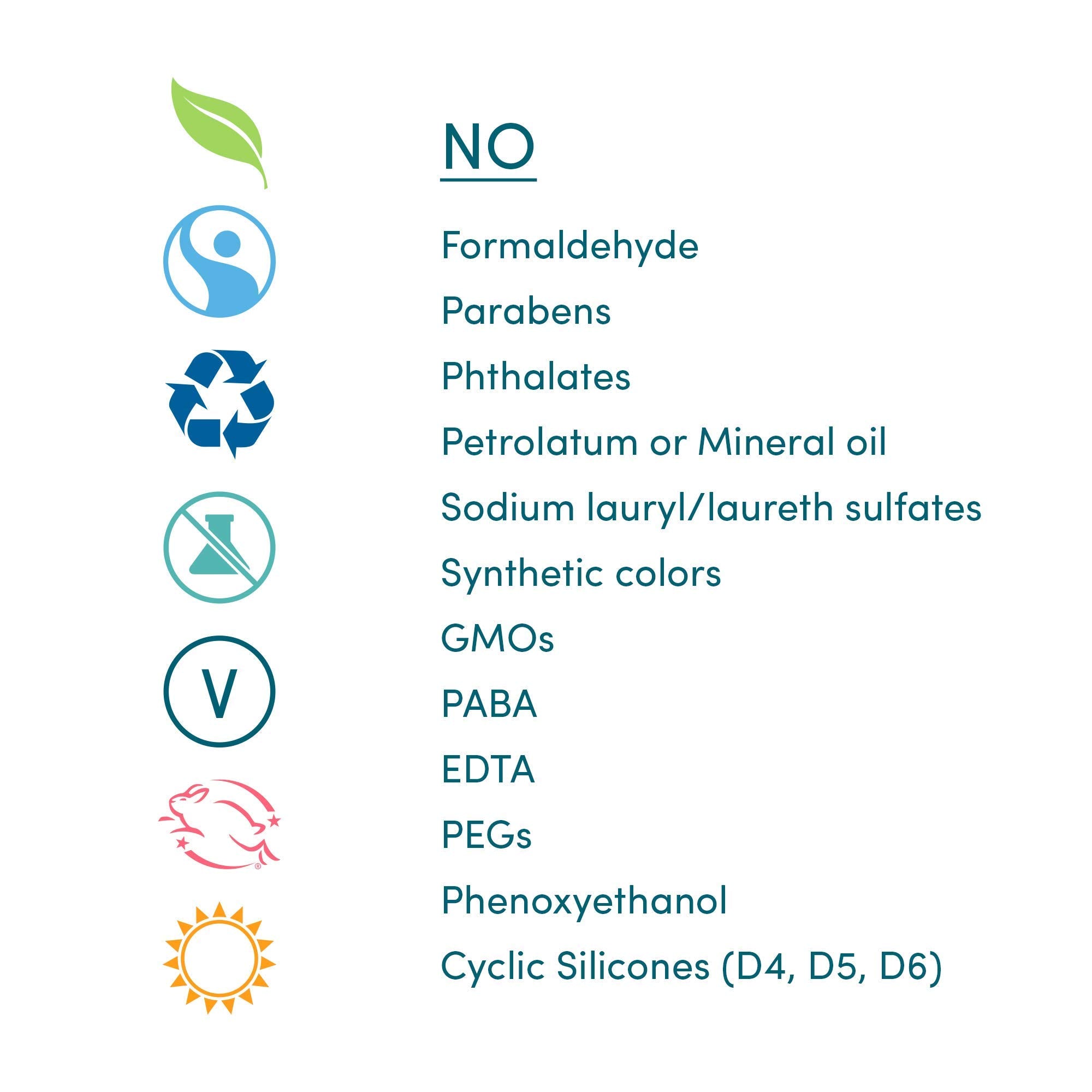 Vegan, cruelty-free formula free of parabens and sulfates in YUNI oil.