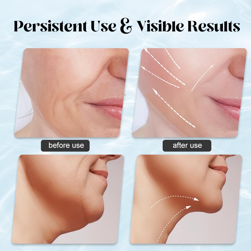 YUNRUO 3-in-1 face neck massage for complete daily skincare routine.