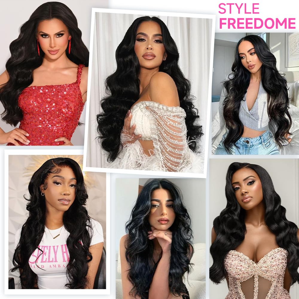 YUNXING heat styling ready body wave wig for flexible looks.