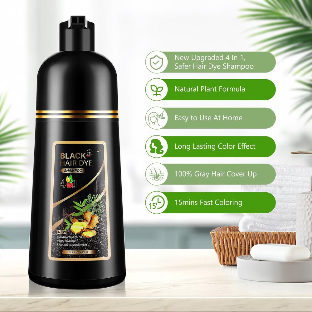 YUOLITA 4-in-1 action combines dyeing, conditioning, and cleansing.