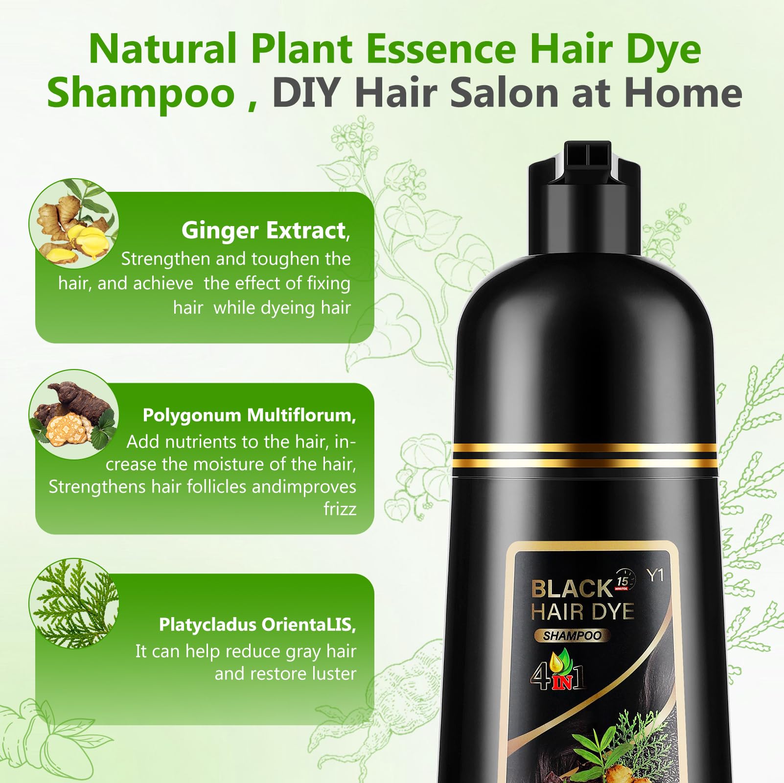 YUOLITA herbal polygonum multiflorum extracts nourish the hair.