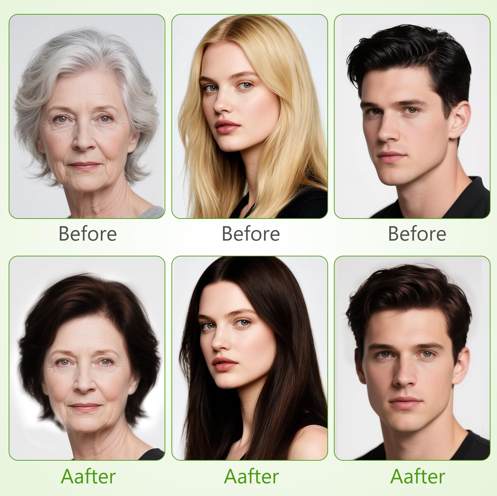 YUOLITA color result with natural sheen and manageable shine.