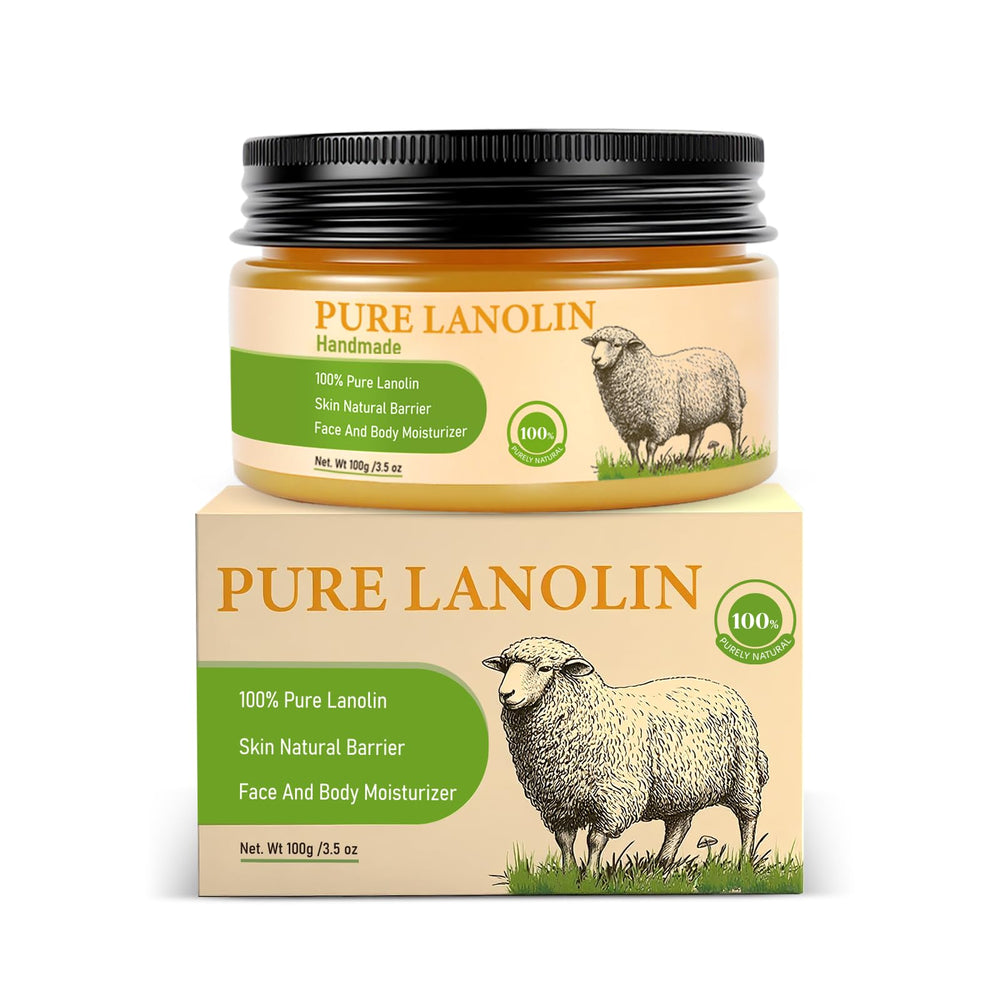 YURHERSU Pure Lanolin Face Balm forming a light protective film on skin