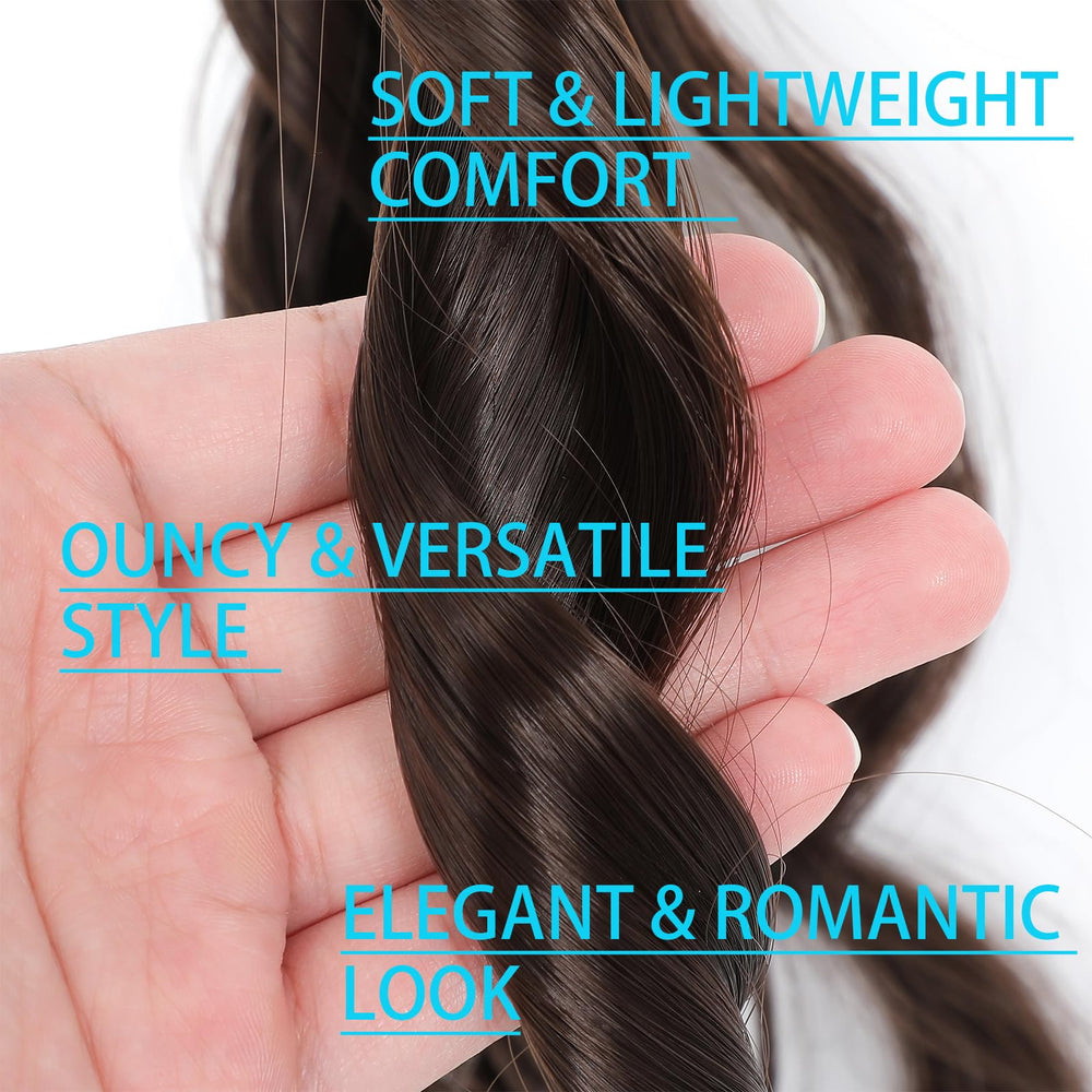 Yuriait 24in loose wave curls for versatile styling options