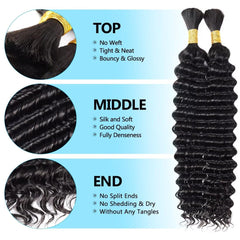 YUTU rubber-band-stretched packs for quick knotless braids