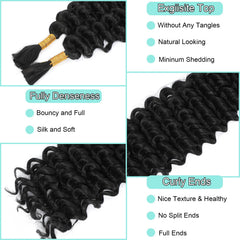 YUUYEE wet and wavy braiding hair, versatile for many styles and textures.